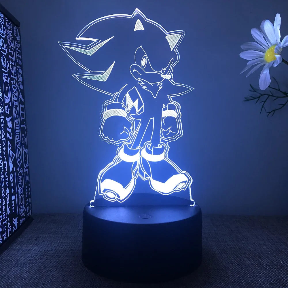Sonic LED Lamp - Playful Lighting for Gamers