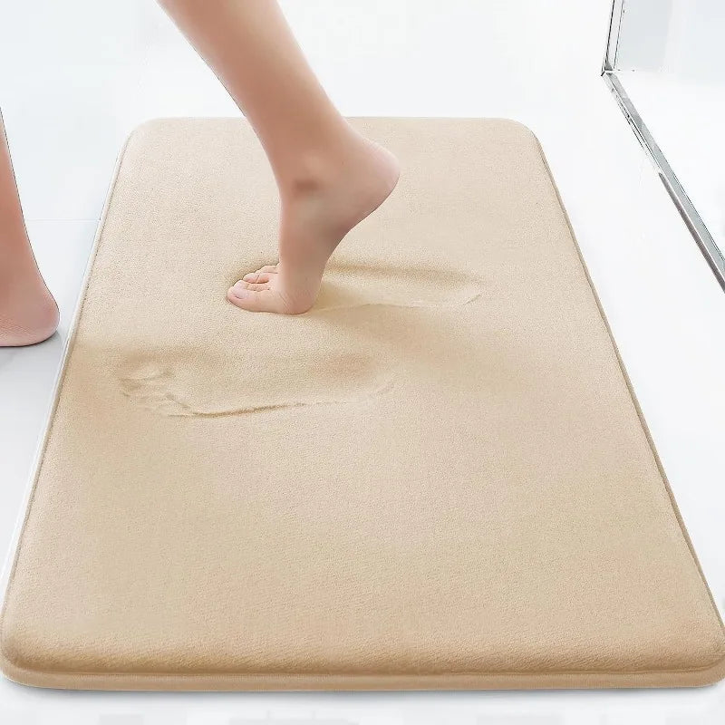 EliteDry Comfort Mat | High-Absorption Memory Foam Bath Rug for Modern Bathrooms