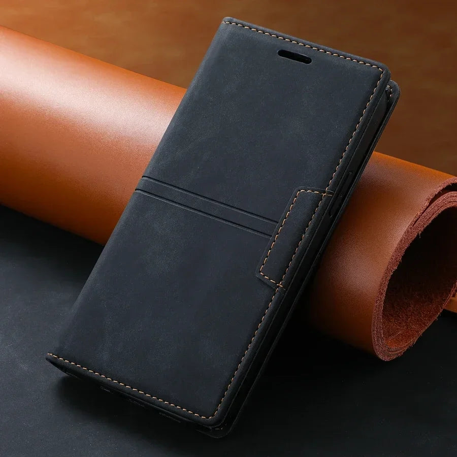 Nordholm Leather Wallet Flip Case – Stylish Protection for Google Pixel