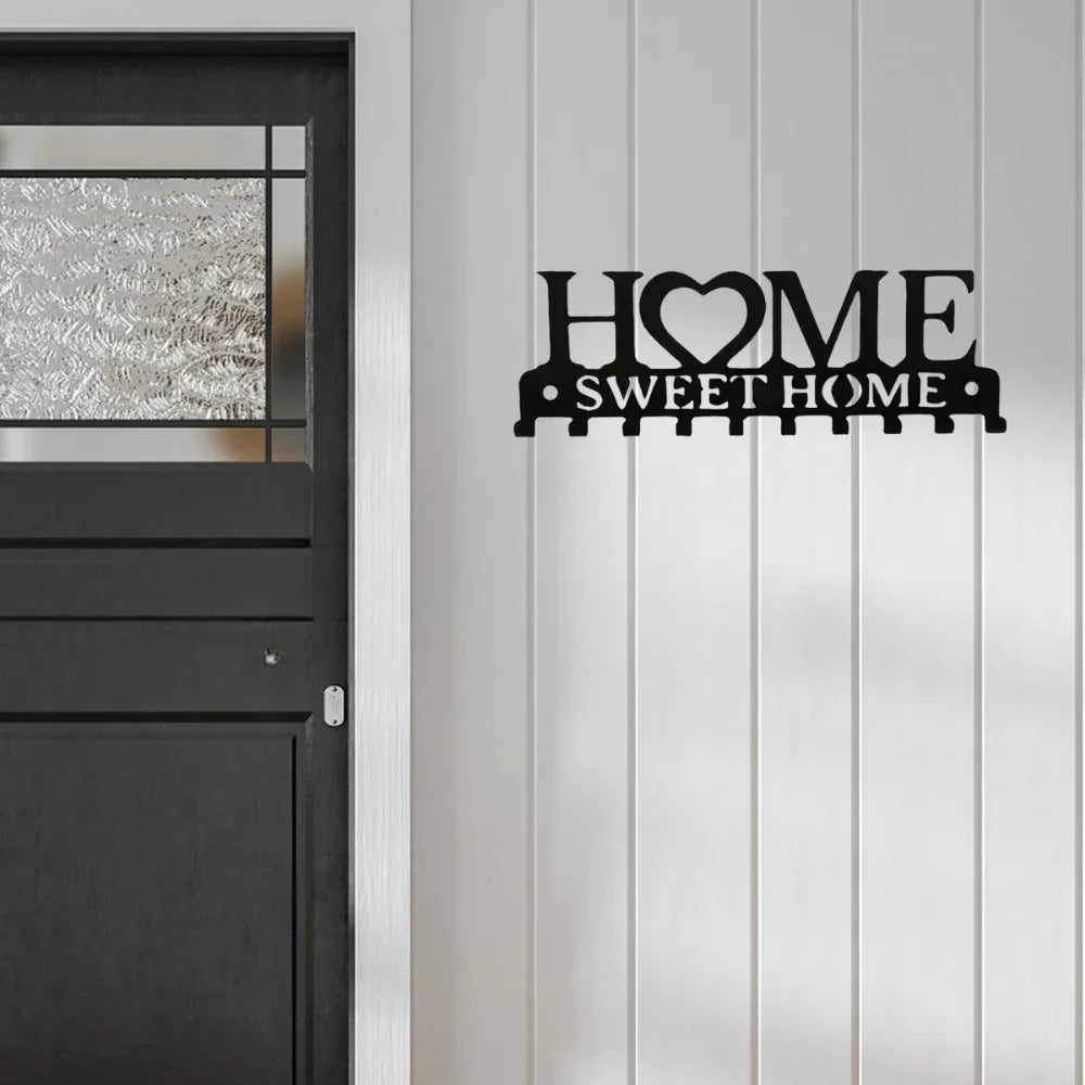 Elegant Wall-Mounted Key Holder - Stylish Solution for Keys and Accessories