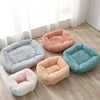 FurHaven Deluxe Dog Lounger | Long plush, washable pet bed for dogs and cats