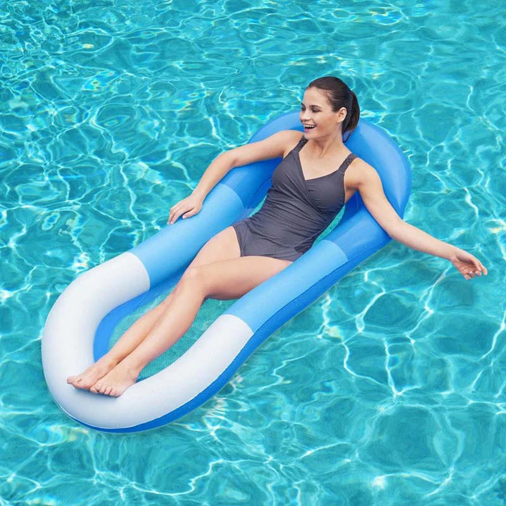 Luxury Inflatable Water Hammock - Comfortable Floating Bed for Pool and Beach