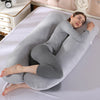 EmberLuxe U-Shaped Maternity Pillow | Soft Coral Fleece for Full Body Support and Comfort