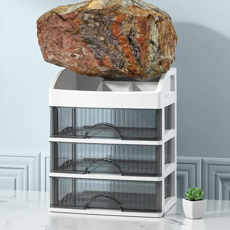 Transparent Make-up Organiser in Acrylic - Clarityn