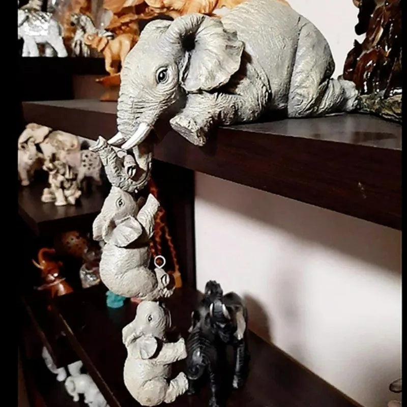 Cute Elephant Figurine - Charming Home Decoration