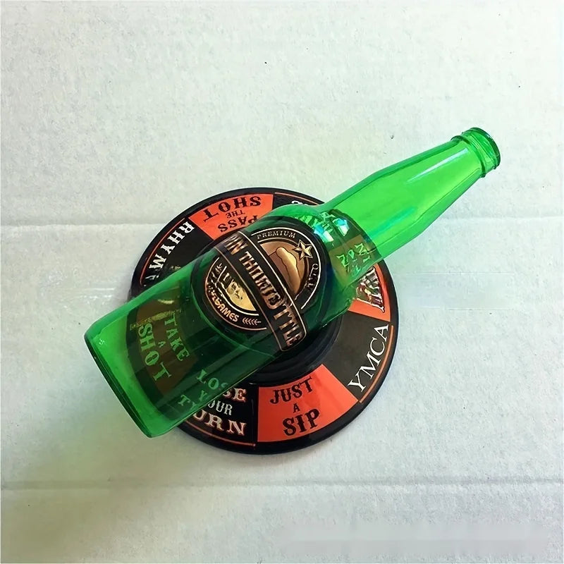 'Spin the Bottle' Drinking Game - Interactive Fun for Any Gathering