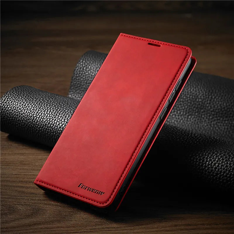 Magnetic Leather iPhone Case – Stylish Protection with Quality