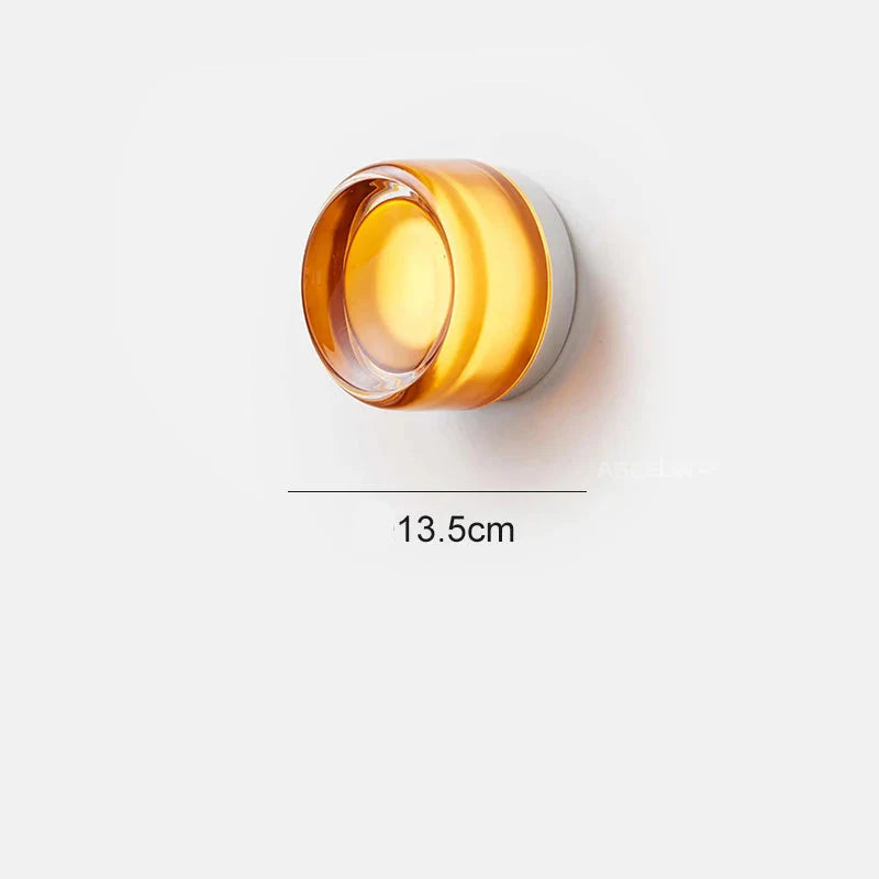 LustreLume Designer wall light | Modern circular lighting for bedrooms and hallways