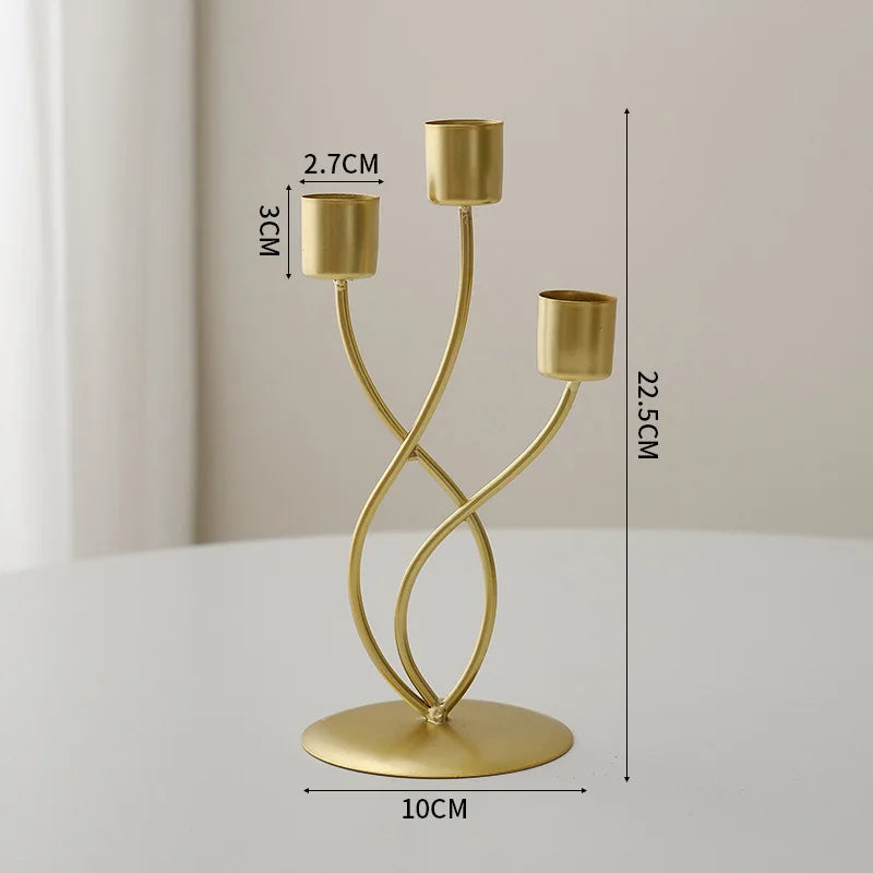 1 Piece Candle Holder Crafts Simple Nordic Desk Candle Decoration