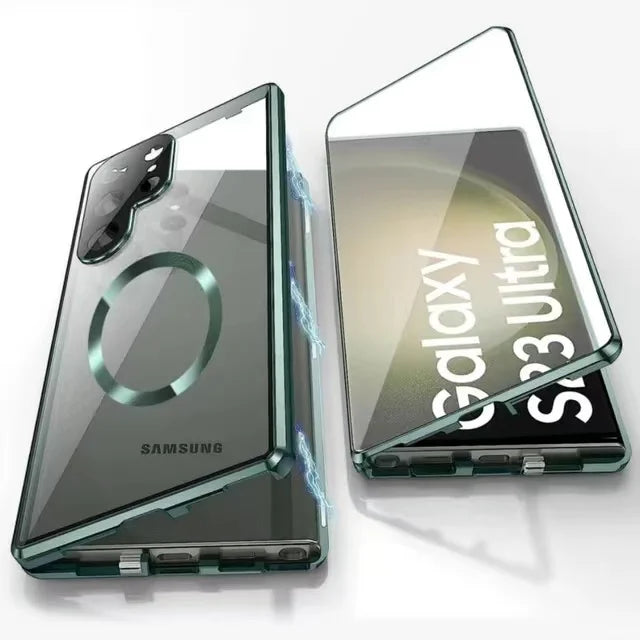 Metal Aluminium Alloy 360 Case with Safety Closure for Samsung Galaxy S24-S23 Series