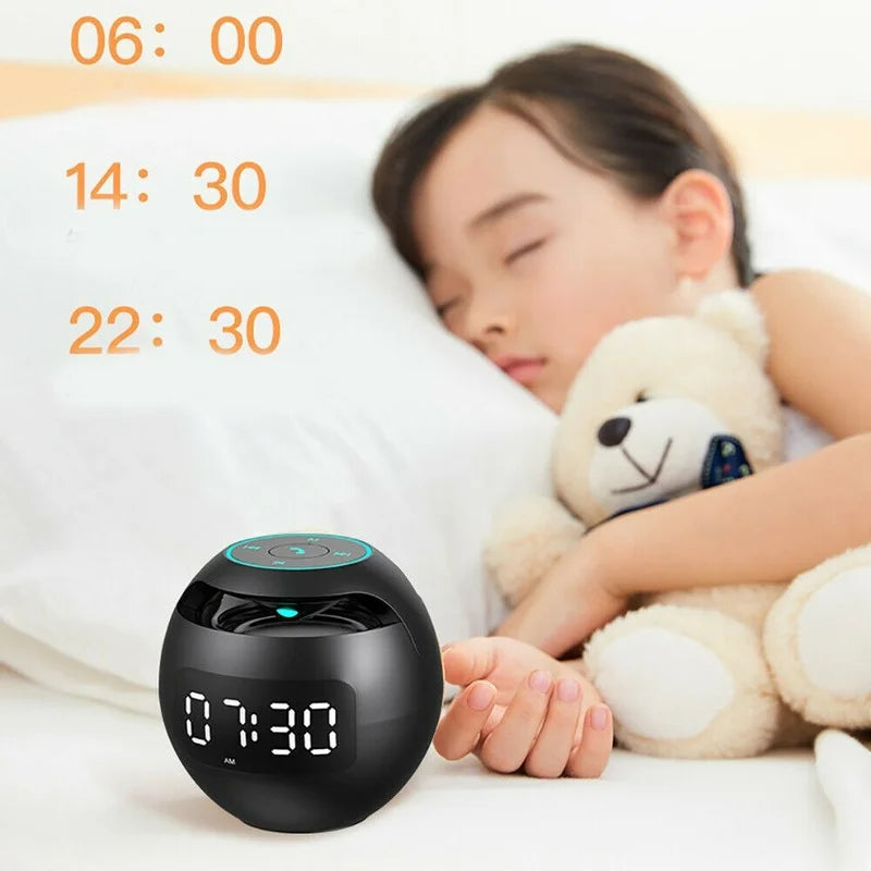 Multifunctional Alarm Clock – GlowBeep Speaker Clock