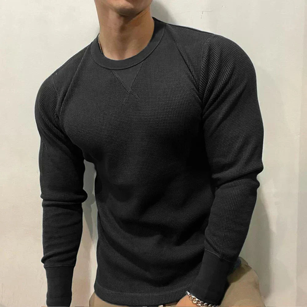Men's Muscle Fit Autumn Sweater – Bravone: Autumn Leaves Edition