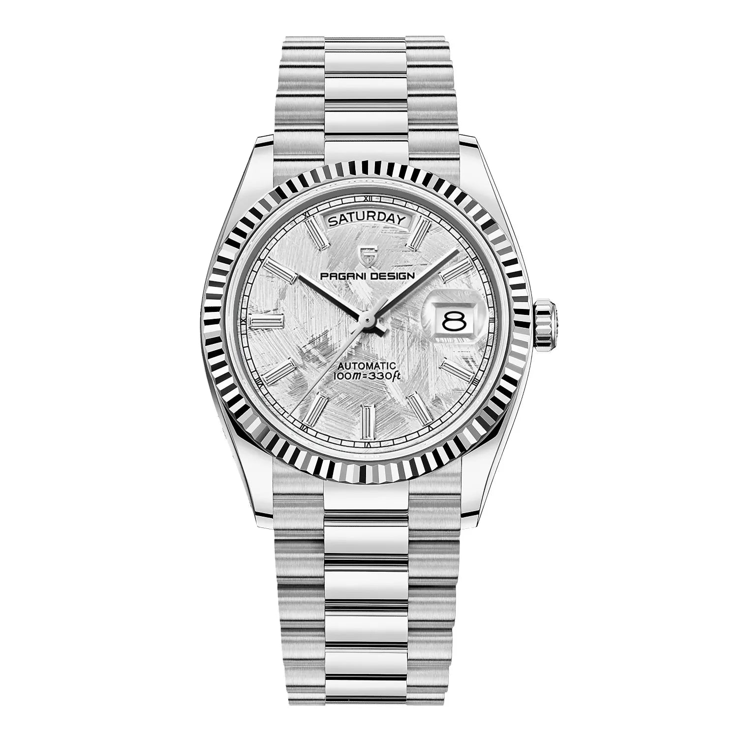 Luxury Men's Automatic Watch – Stainless Steel, Self-Winding, Calendar Function – Style for Every Occasion