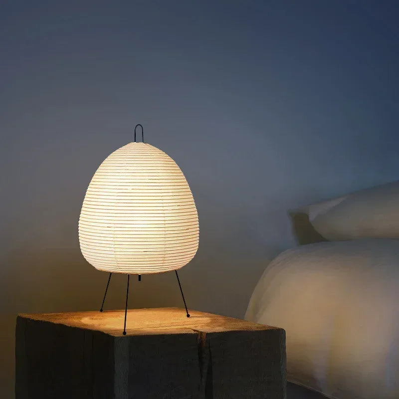 ZenGlow Japanese rice paper floor lamp | Attractive and stylish floor lamp for a warm and soothing interior