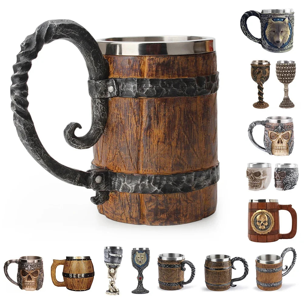 Unique Medieval Mug - Perfect as a Father's Day Gift