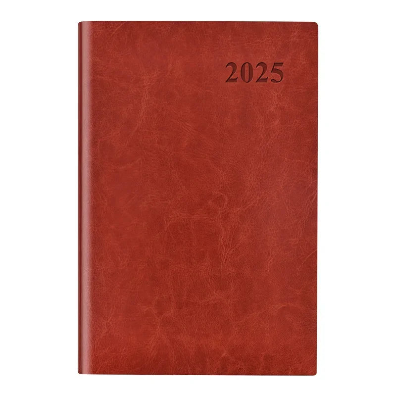 A4 Soft Leather Planner 2025/2026 | Diary | Notebook with Year Calendar and Efficient Planning