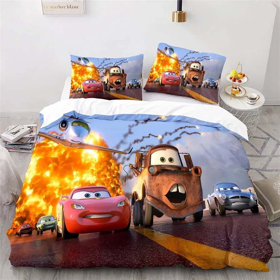 Cars Lightning McQueen Bedding Set – Fun and Comfortable Set for Children