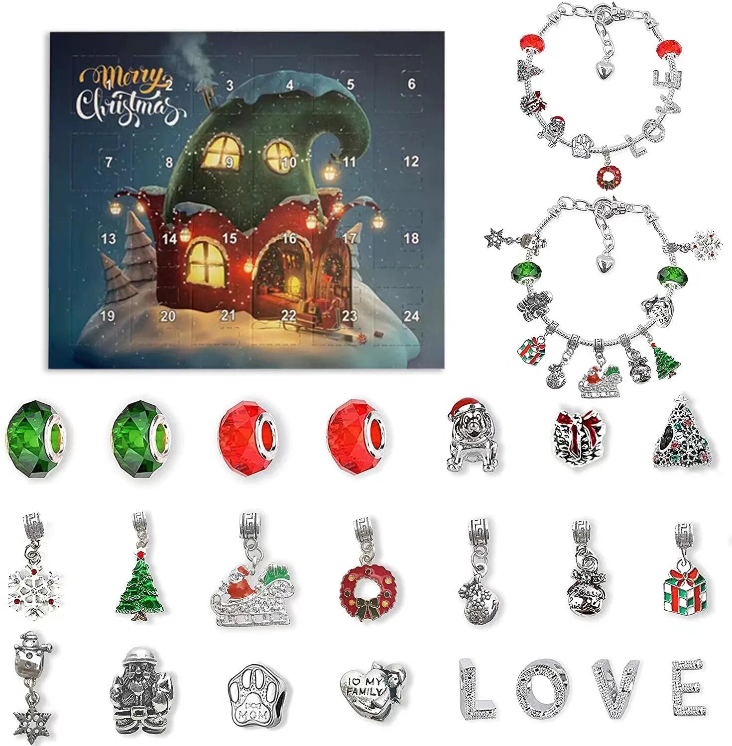 RadianceVault Jewelry Advent Calendar | Elegant stainless steel jewelry for the festive season