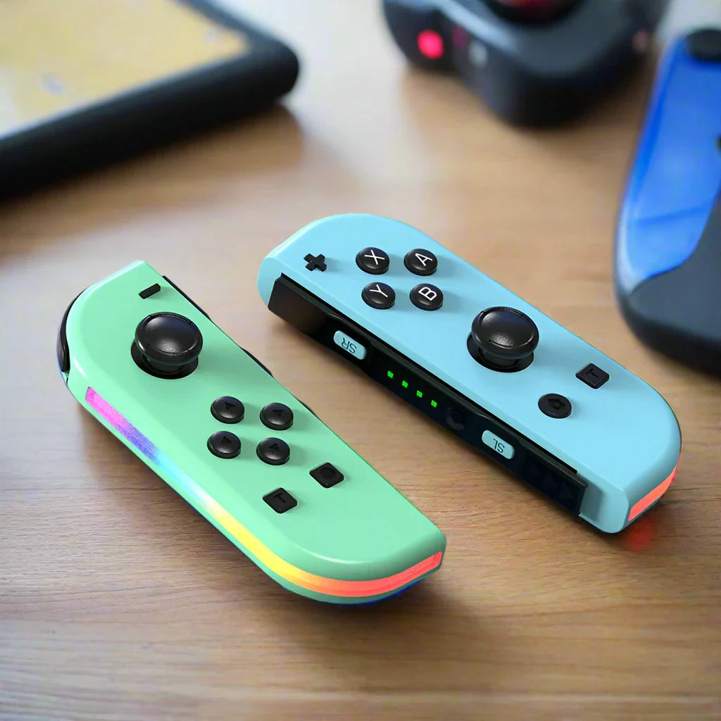 Wireless Bluetooth LED Joystick for Nintendo Switch – Controllers in Unique Colours