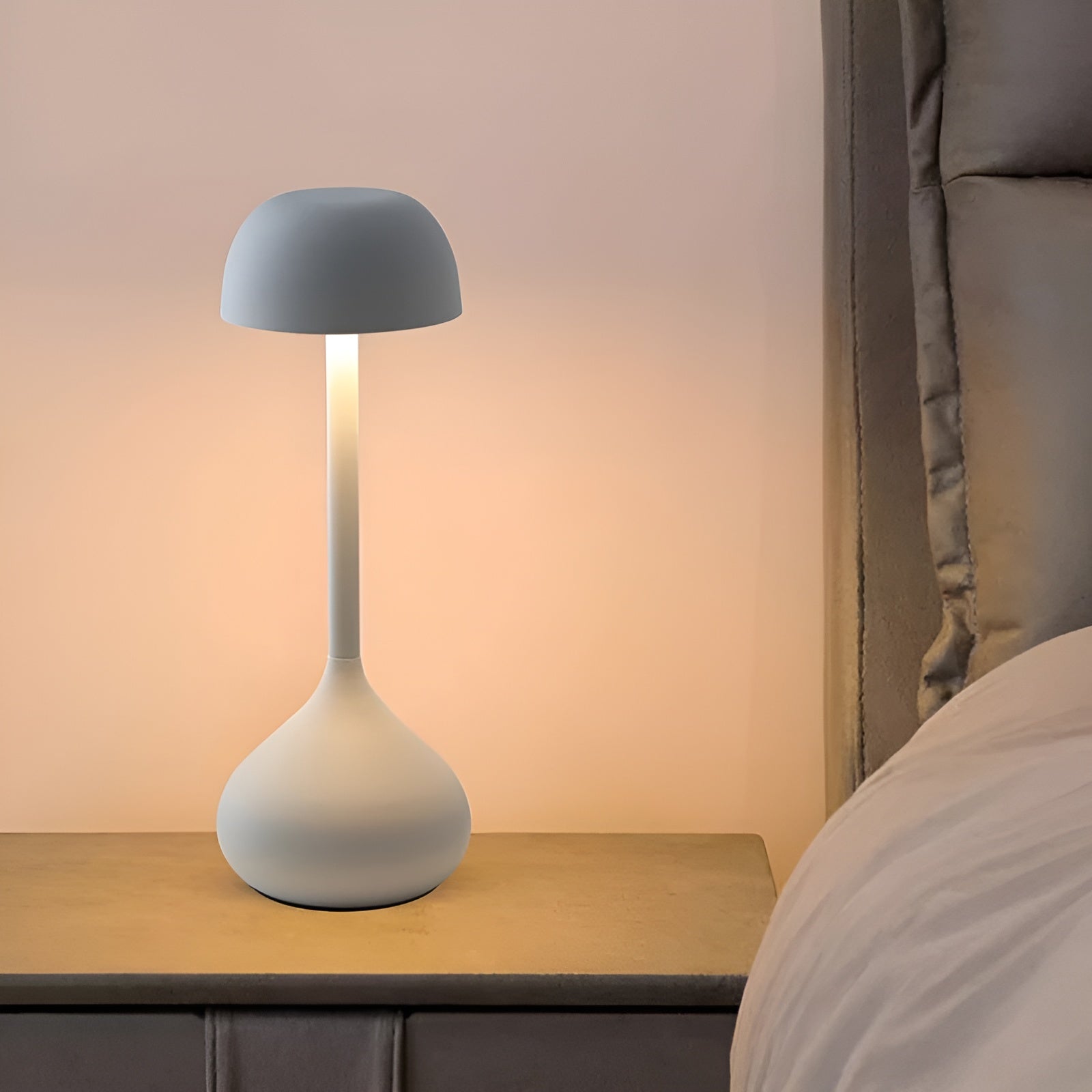 Wireless Dimmable Mushroom Table Lamp – GlowMush