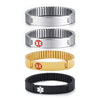 LifeSafe Medical Alert Bracelet | Customizable stainless steel ID bracelet for safety and style