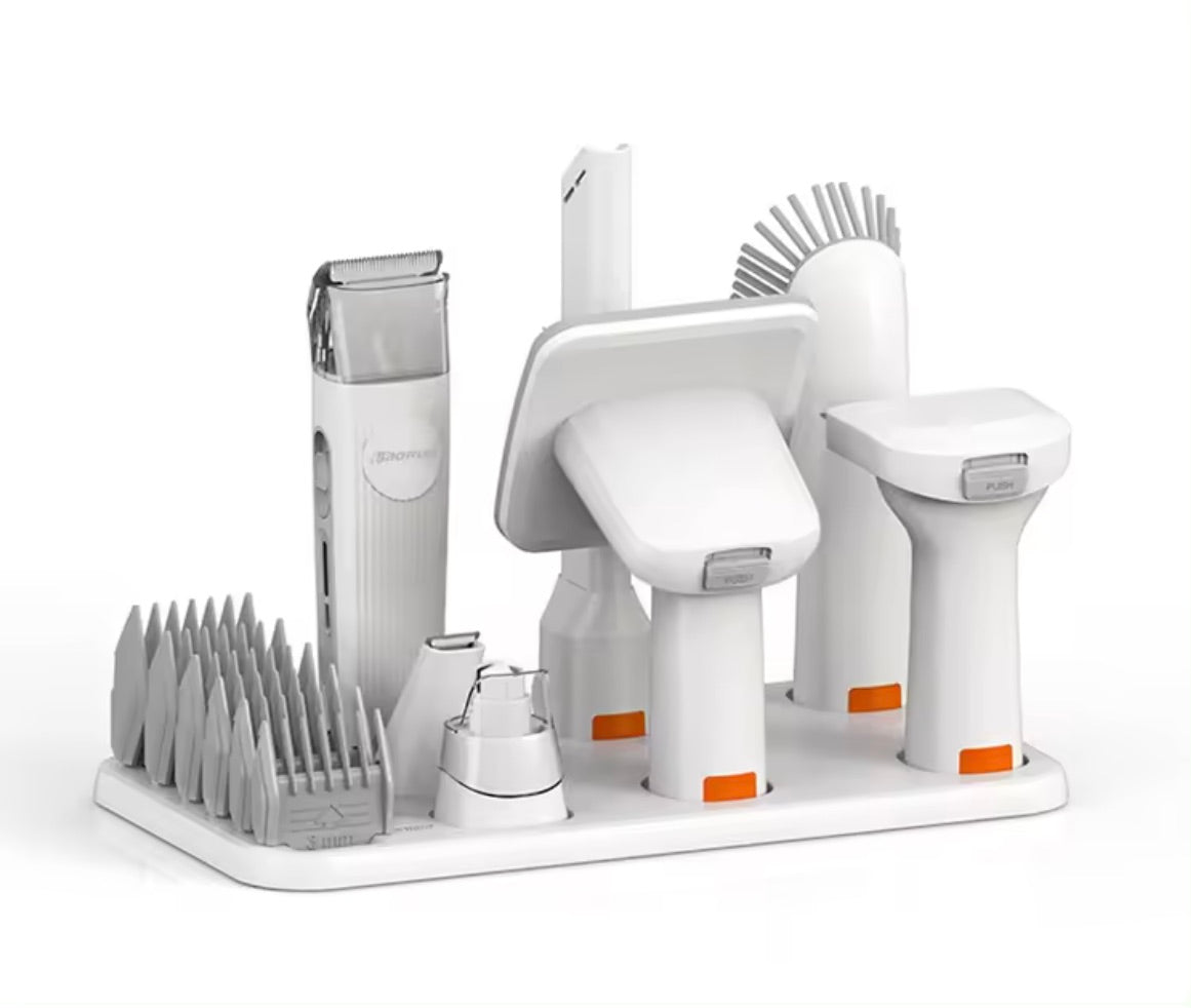 Dog and Cat Hair Clipper with Built-in Vacuum - GroomMaster Pro