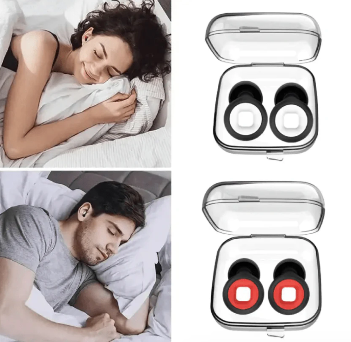 Stoic Silent Earplugs for Sleep – Noise-Cancelling Silicone Earplugs with Ultimate Comfort