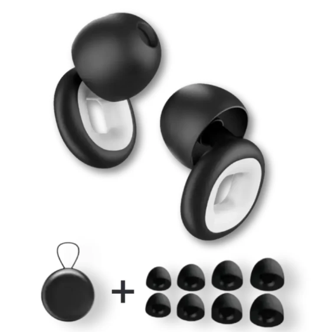 Stoic Silent Earplugs for Sleep – Noise-Cancelling Silicone Earplugs with Ultimate Comfort