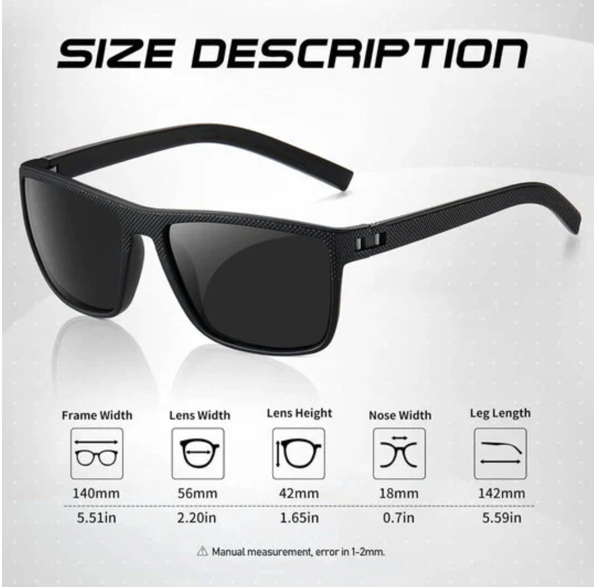 Polarised Sunglasses Set (3 pieces) – UV400 Protection & Anti-Glare for Outdoor Activities