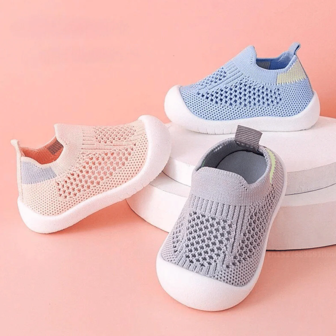 Children's Sneakers with Non-Slip Sole – Comfy Lightweight and Breathable