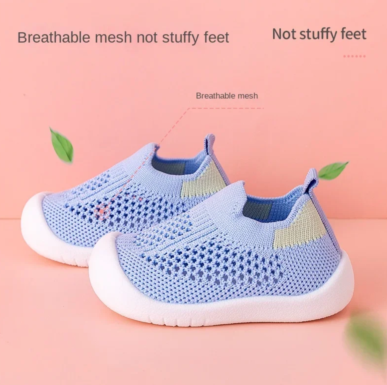 Children's Sneakers with Non-Slip Sole – Comfy Lightweight and Breathable