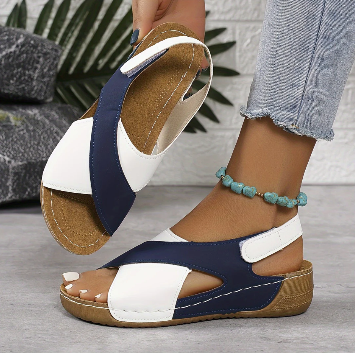 Ladies' Walking Sandals – Breathable and Orthopedic Comfort | Lightweight Summer Sandal