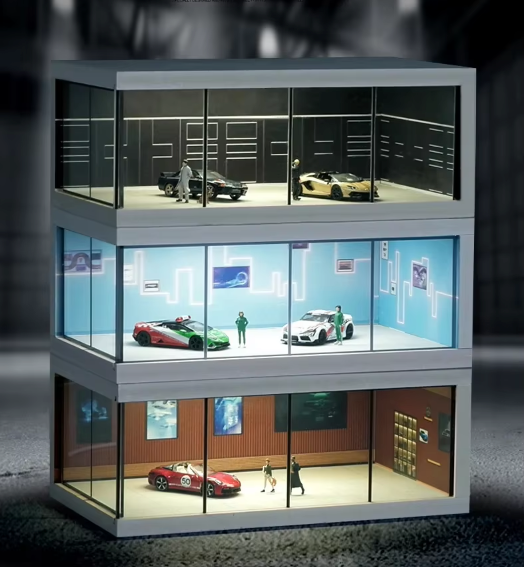 GaragePro 1:64 | The perfect home for toy cars and miniature models