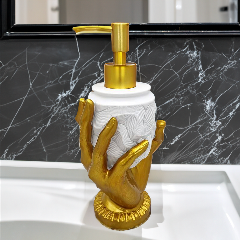 Golden Hand Soap Dispenser - Stylish Luxury for Your Interior