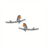 GoldenWing Signature Earrings | Elegant Bird Shaped Earrings for Good Luck and Serenity