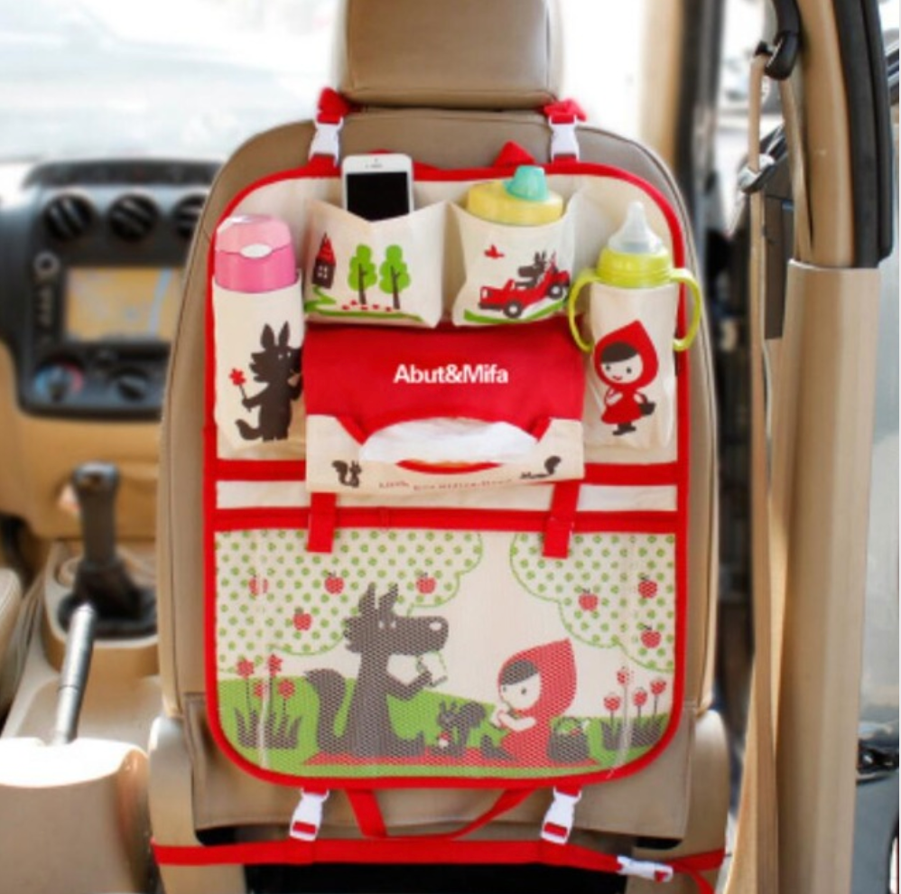 Kids' Car Organiser with Tablet and Bottle Holder – Back Buddy (Buy 1, Get 1 Free)