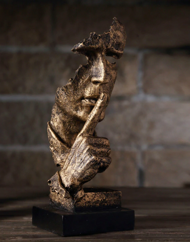 Abstract Golden Sculpture – Soren