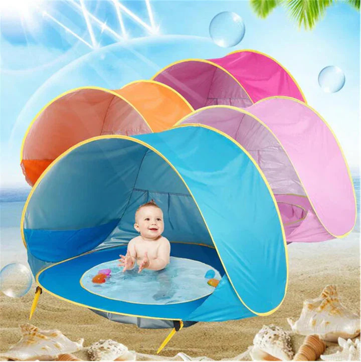 Baby Tent with UV Protection and Mini Pool – SunShell