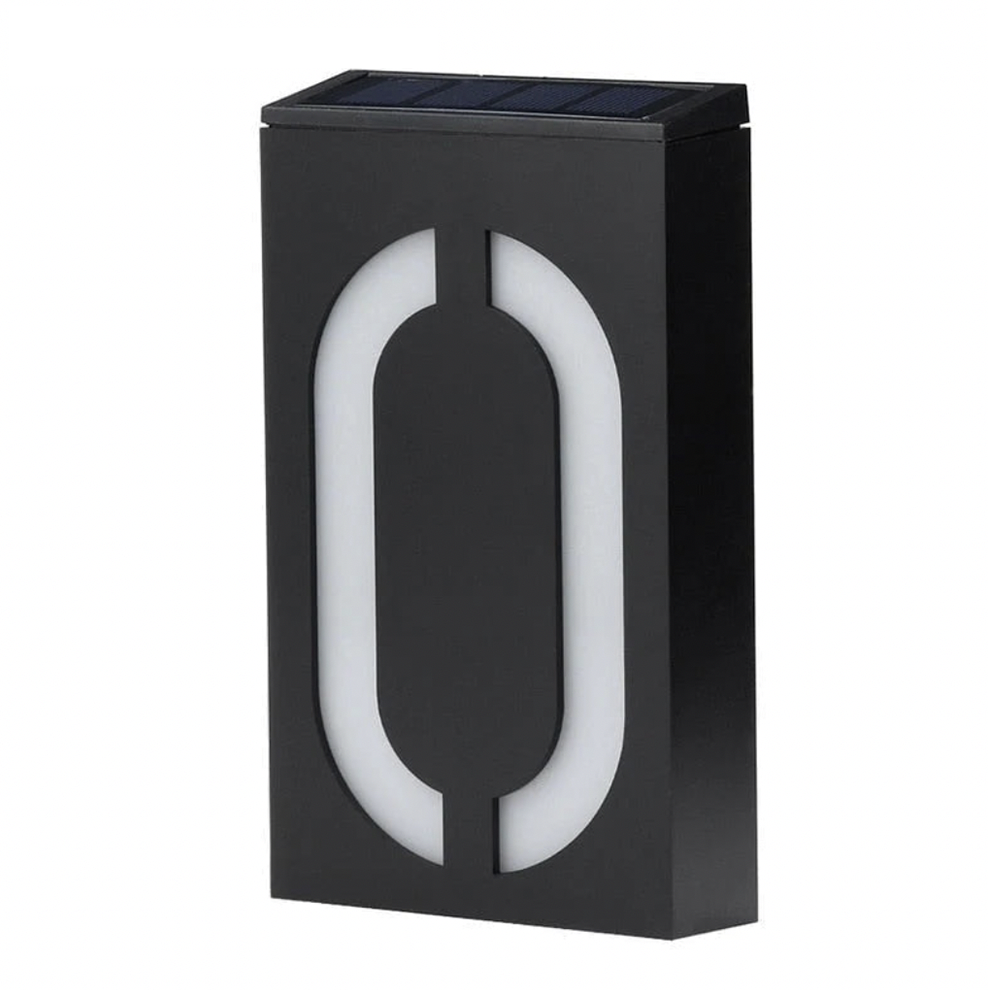 Illuminated House Number with Solar Energy - SolarSign