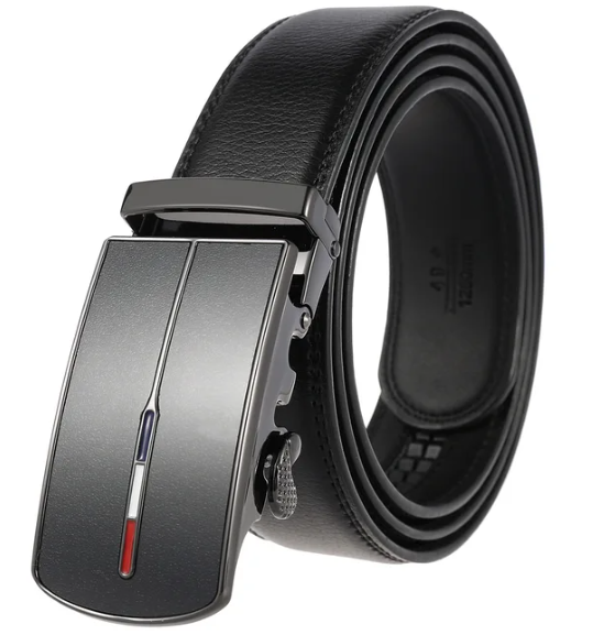 Prestige Luxe Men's Belt – Elegant Automatic Buckle for Stylish Finish