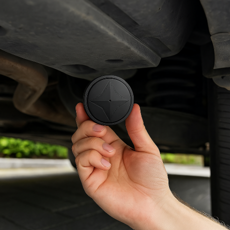 Magnetic GPS Tracker Compact – Real-Time Tracking for Vehicles, Pets & Valuables – USB Rechargeable