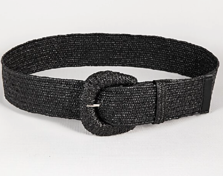 Retro Woven Ladies' Belt – Wide Fit for Extra Accent