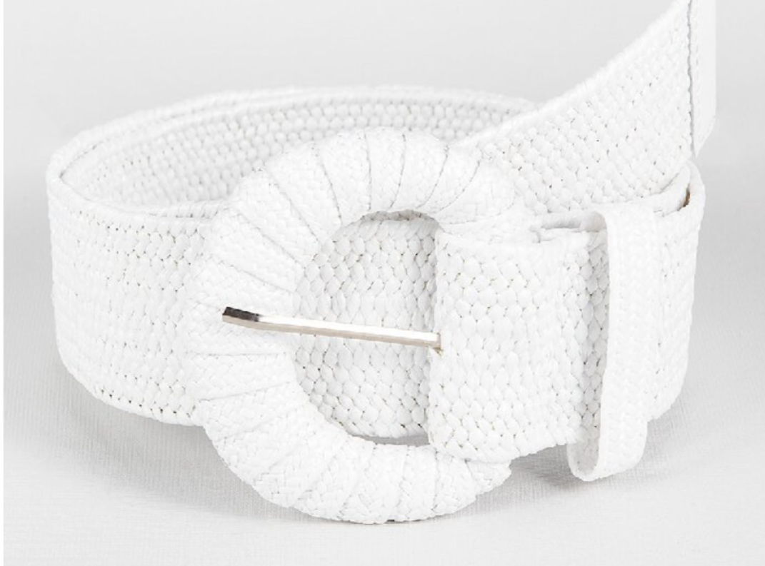 Retro Woven Ladies' Belt – Wide Fit for Extra Accent