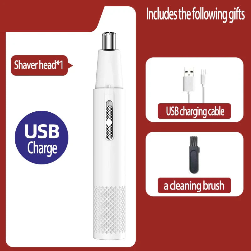 USB Rechargeable Nose Hair Trimmer - TrimPro