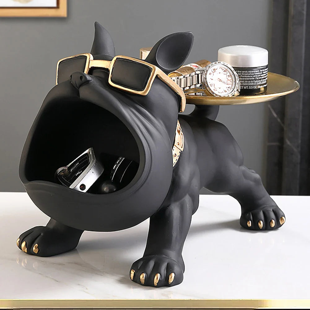 Chic Dog Figurine - Playful & Stylish Decor