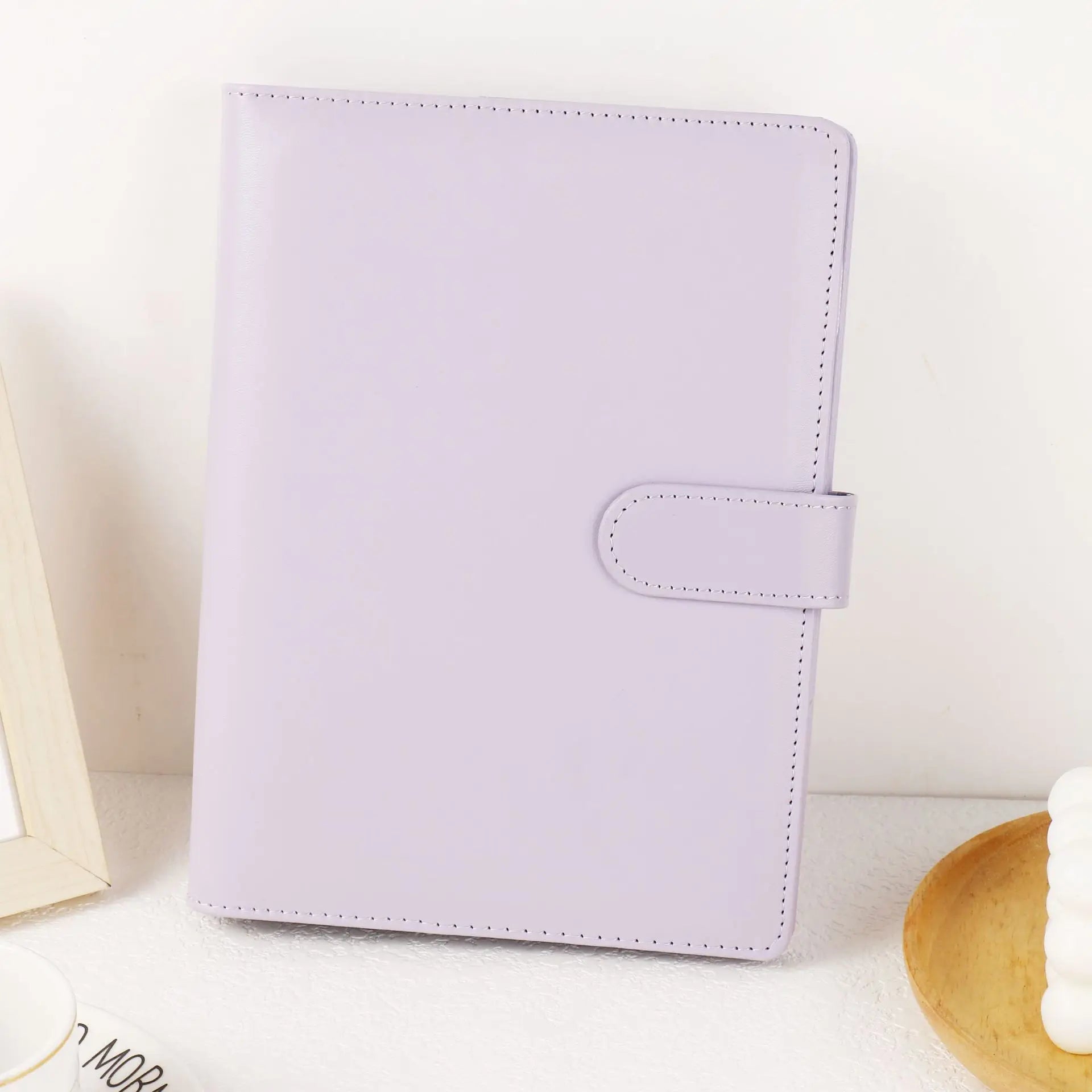 A5 PU Leather Binder in Macaron Colours | Planner | DIY Photo Album and Agenda in One