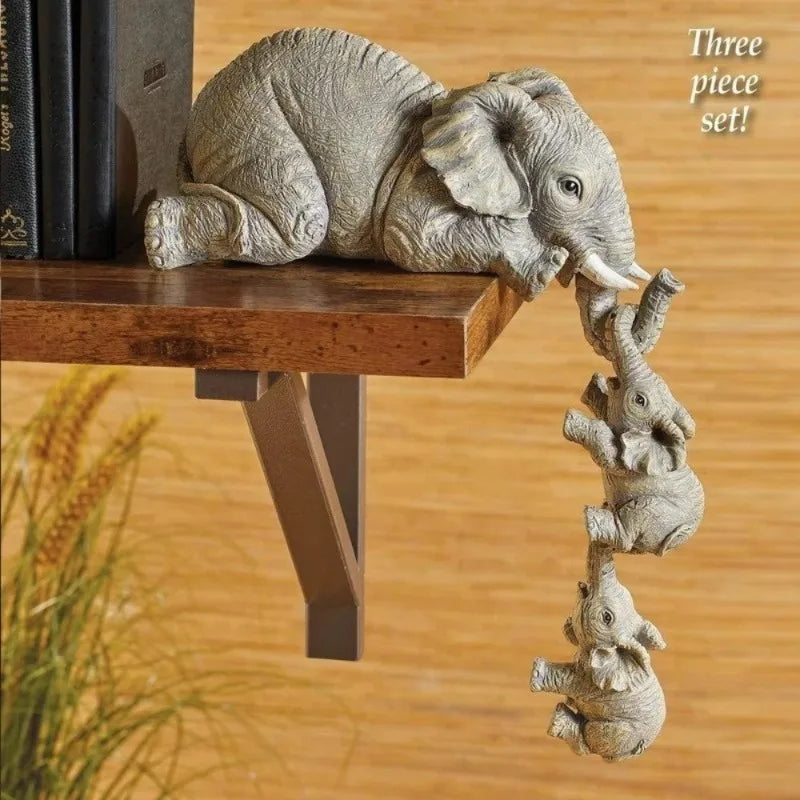 Cute Elephant Figurine - Charming Home Decoration