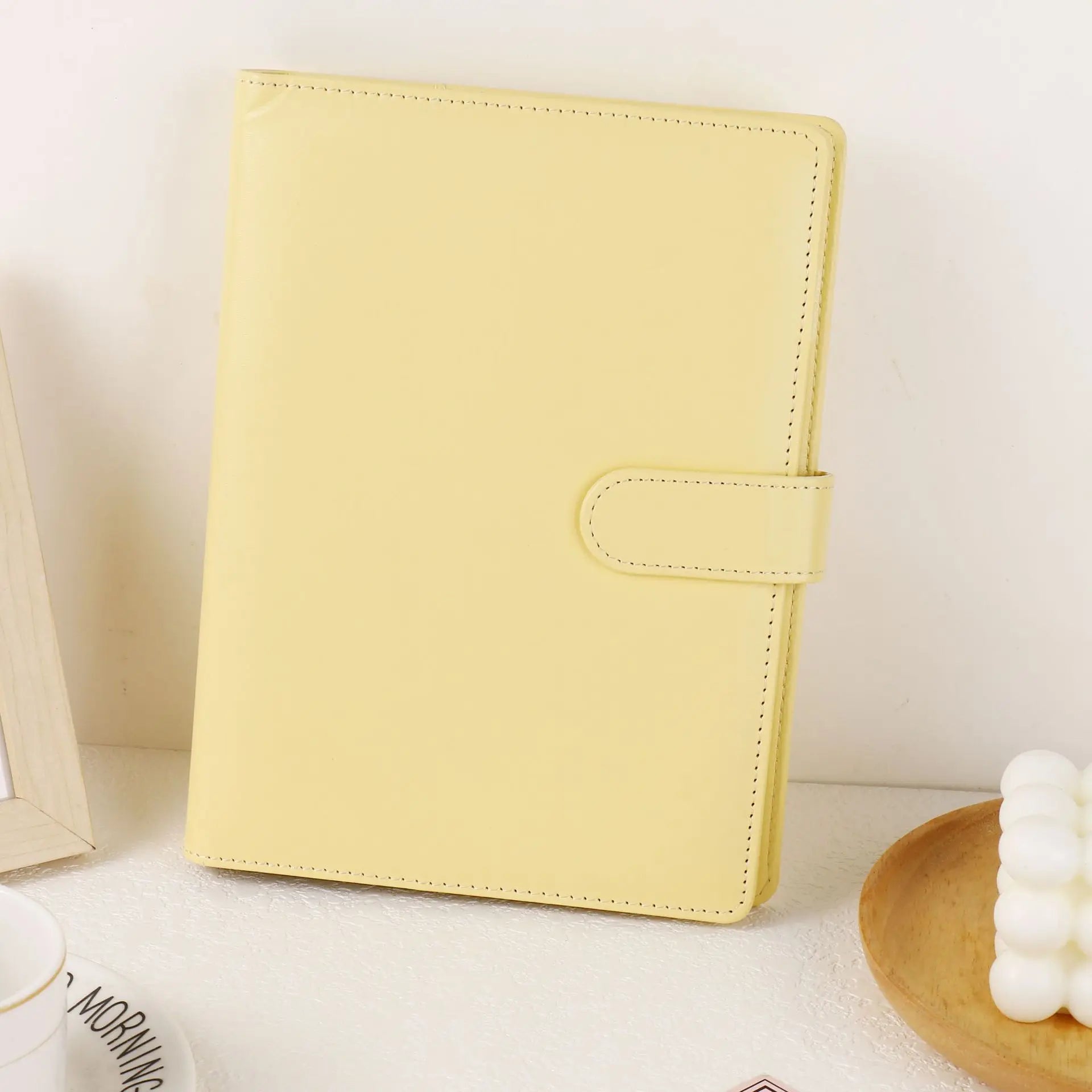 A5 PU Leather Binder in Macaron Colours | Planner | DIY Photo Album and Agenda in One