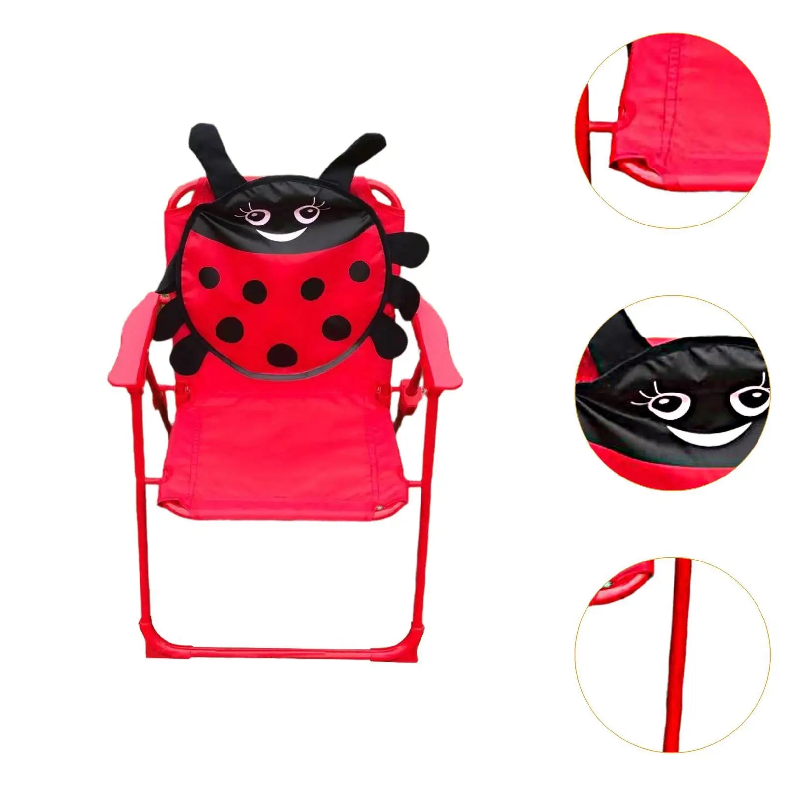 Foldable Children's Chair with Animal Print - Lightweight and Ideal for Outdoor Activities