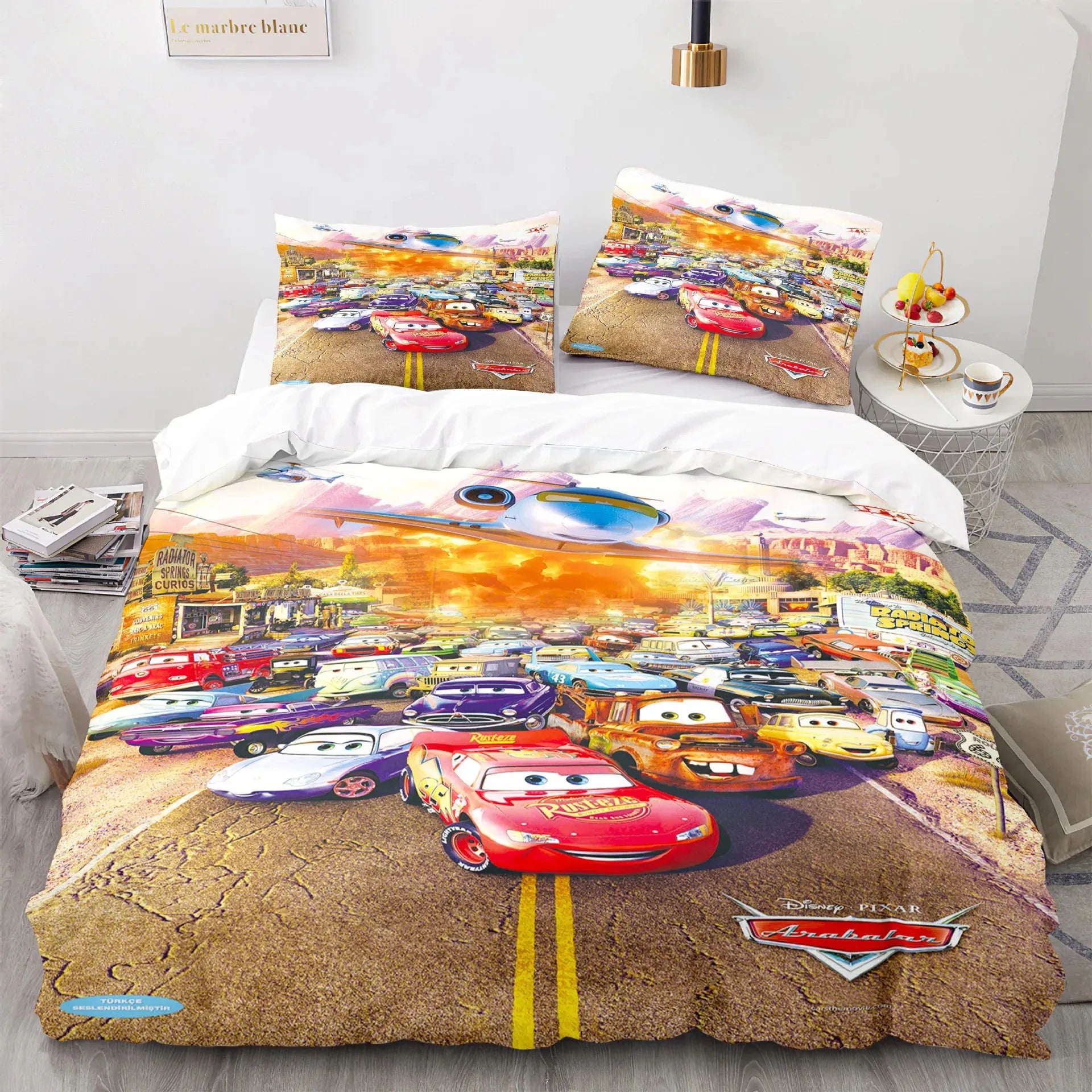 Cars Lightning McQueen Bedding Set – Fun and Comfortable Set for Children